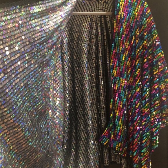 Multi-colored Sequin Jacket - Picture 4 of 4